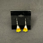 Glass Candy Corn Earrings