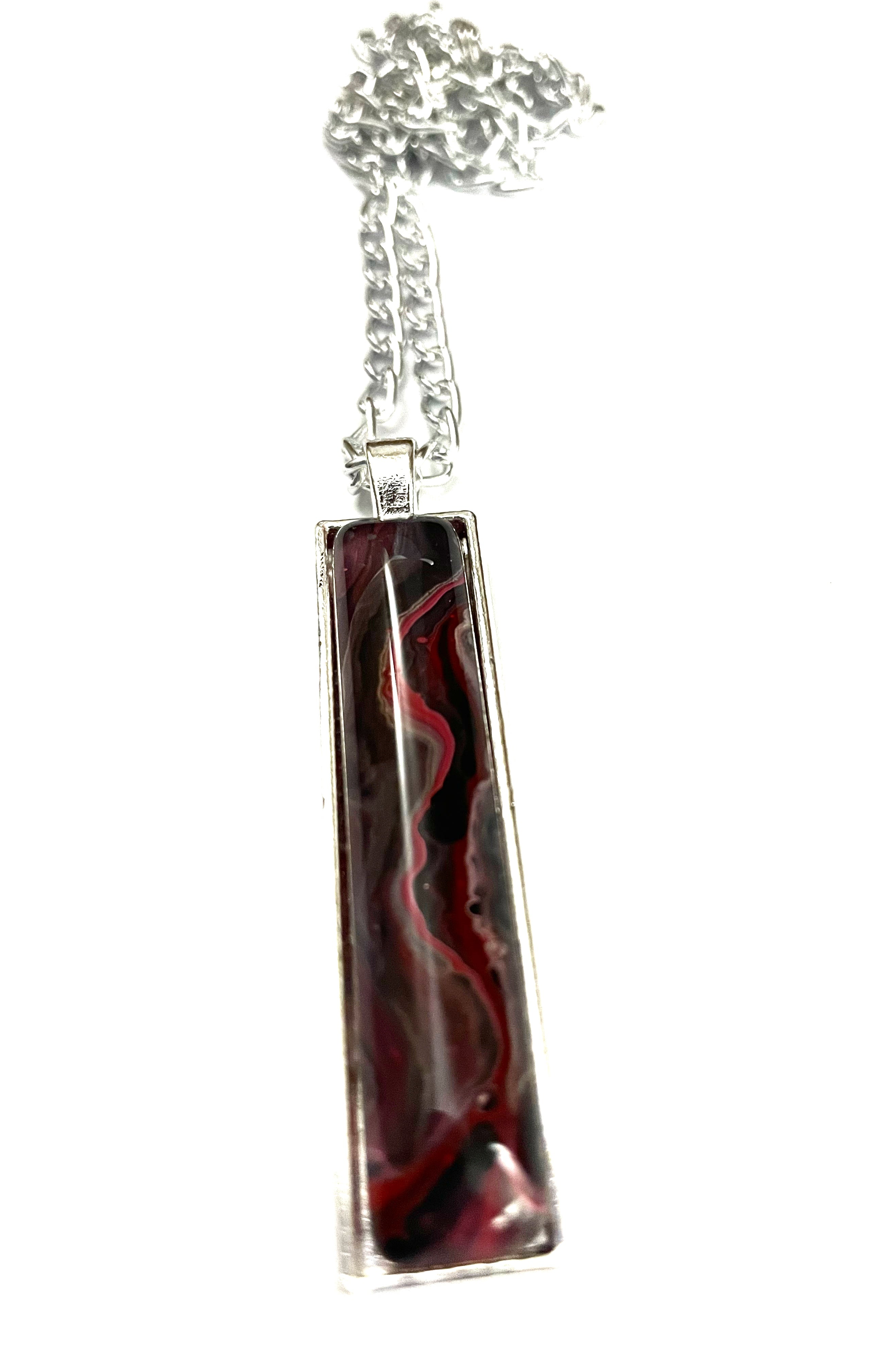 Red Acrylic Necklaces