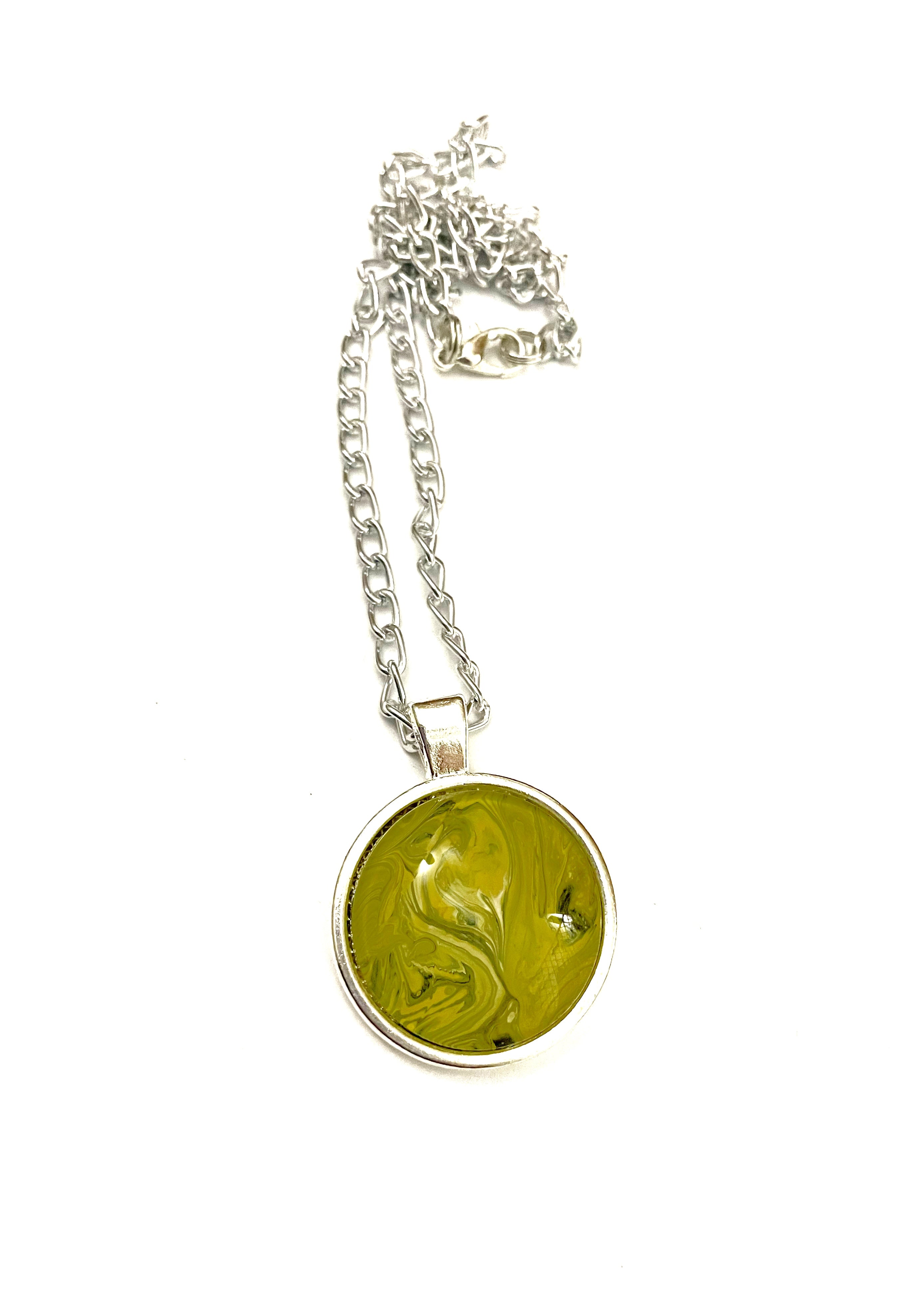 Yellow Acrylic Necklaces