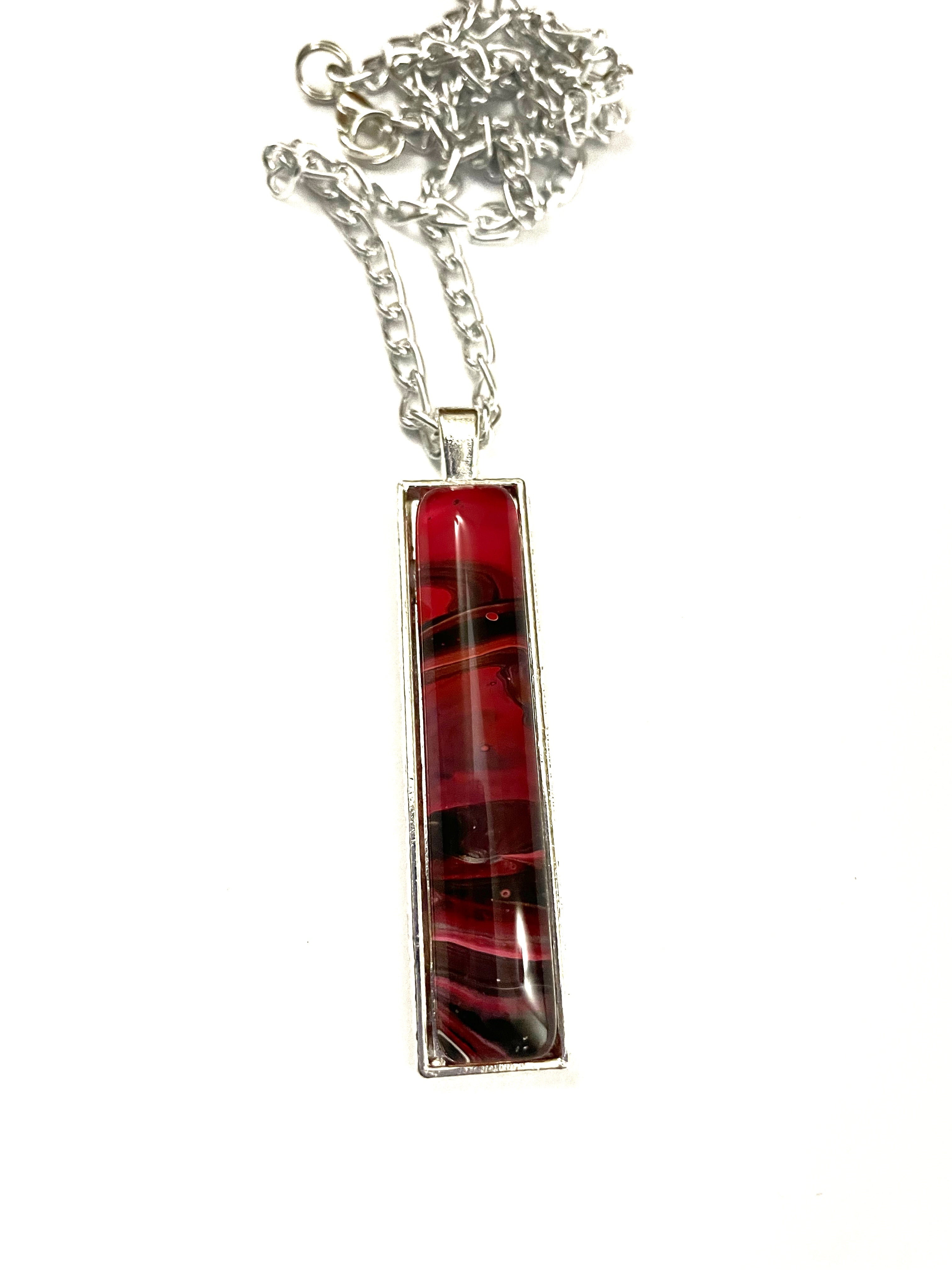 Red Acrylic Necklaces