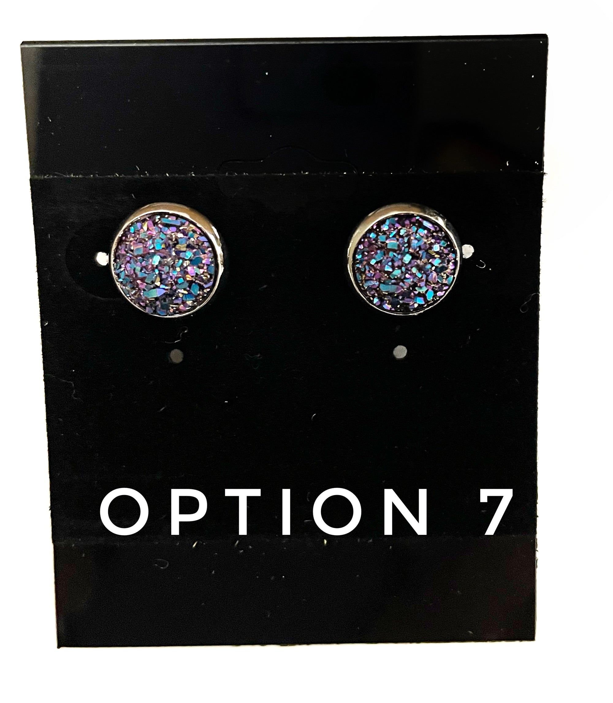 10mm Druzy Earring