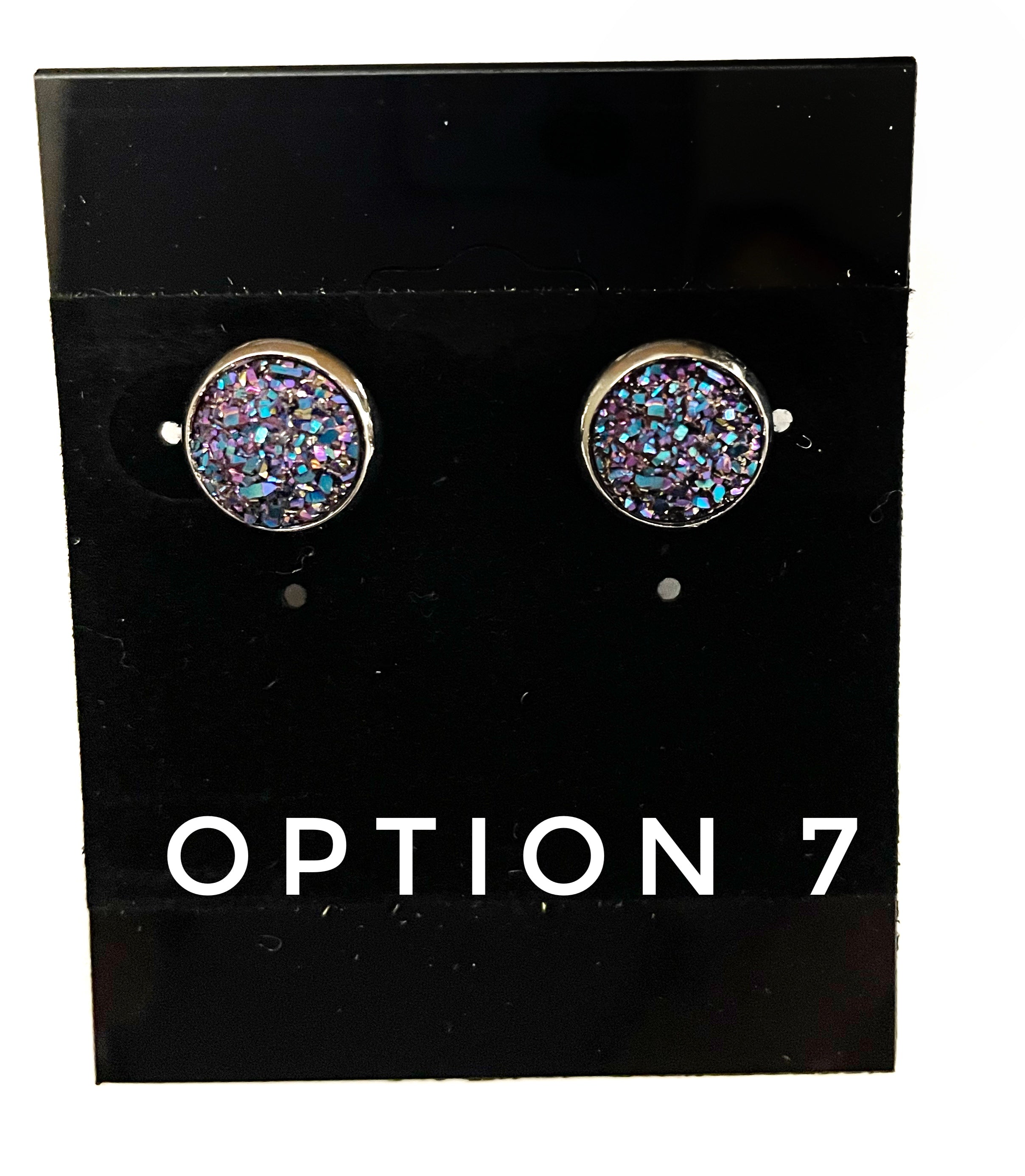 10mm Druzy Earring
