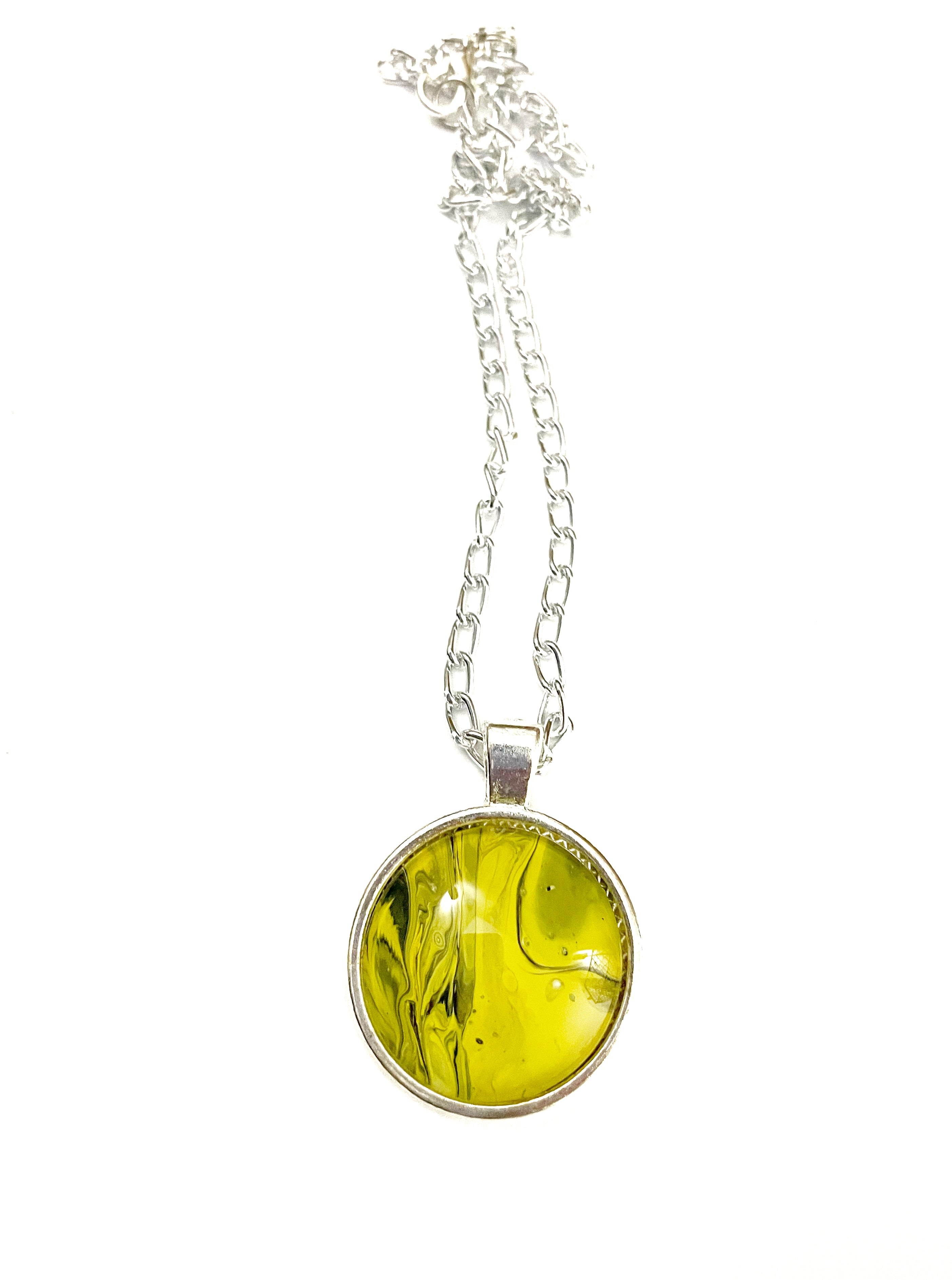 Yellow Acrylic Necklaces