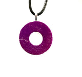 Fushia Washer Necklace