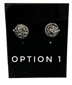 Silver Druzy Earrings