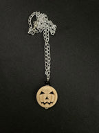 Large Pumpkin Howlite Necklace
