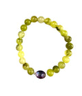Green Jade Stretchy Bracelet