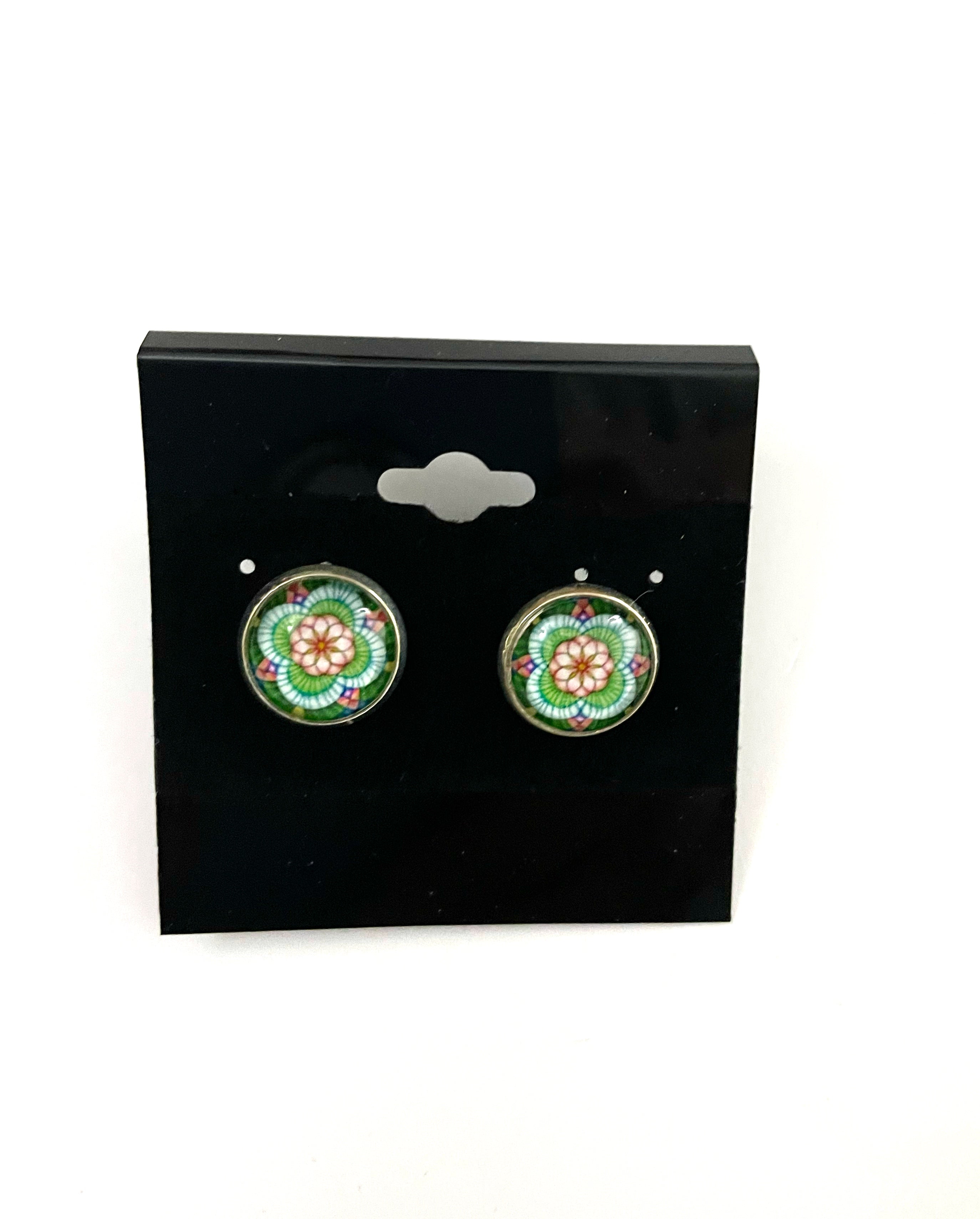 Colorful Post Earrings - Multiple Options - Silver Posts
