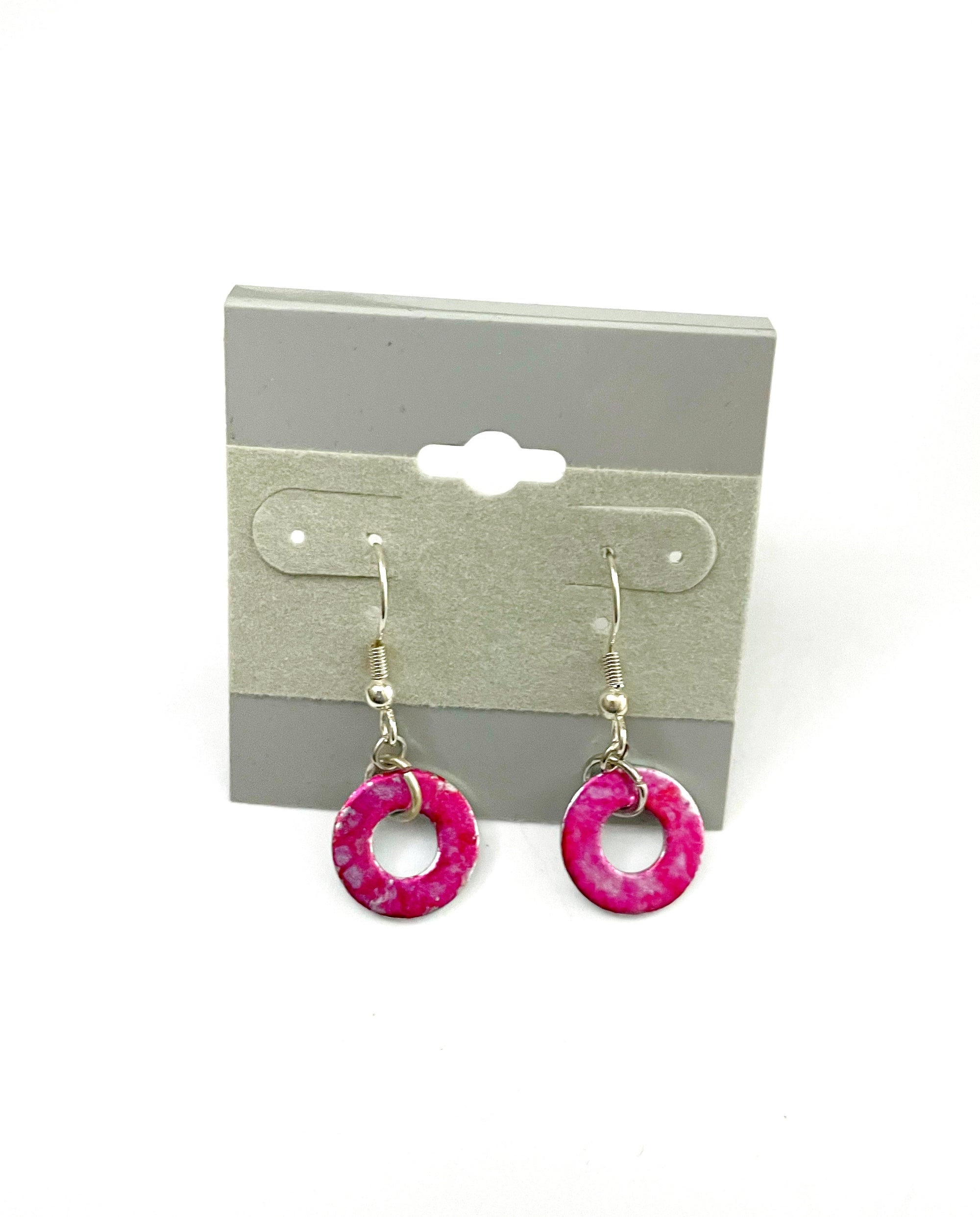 Magenta Bracelet, Earring and Necklace Set