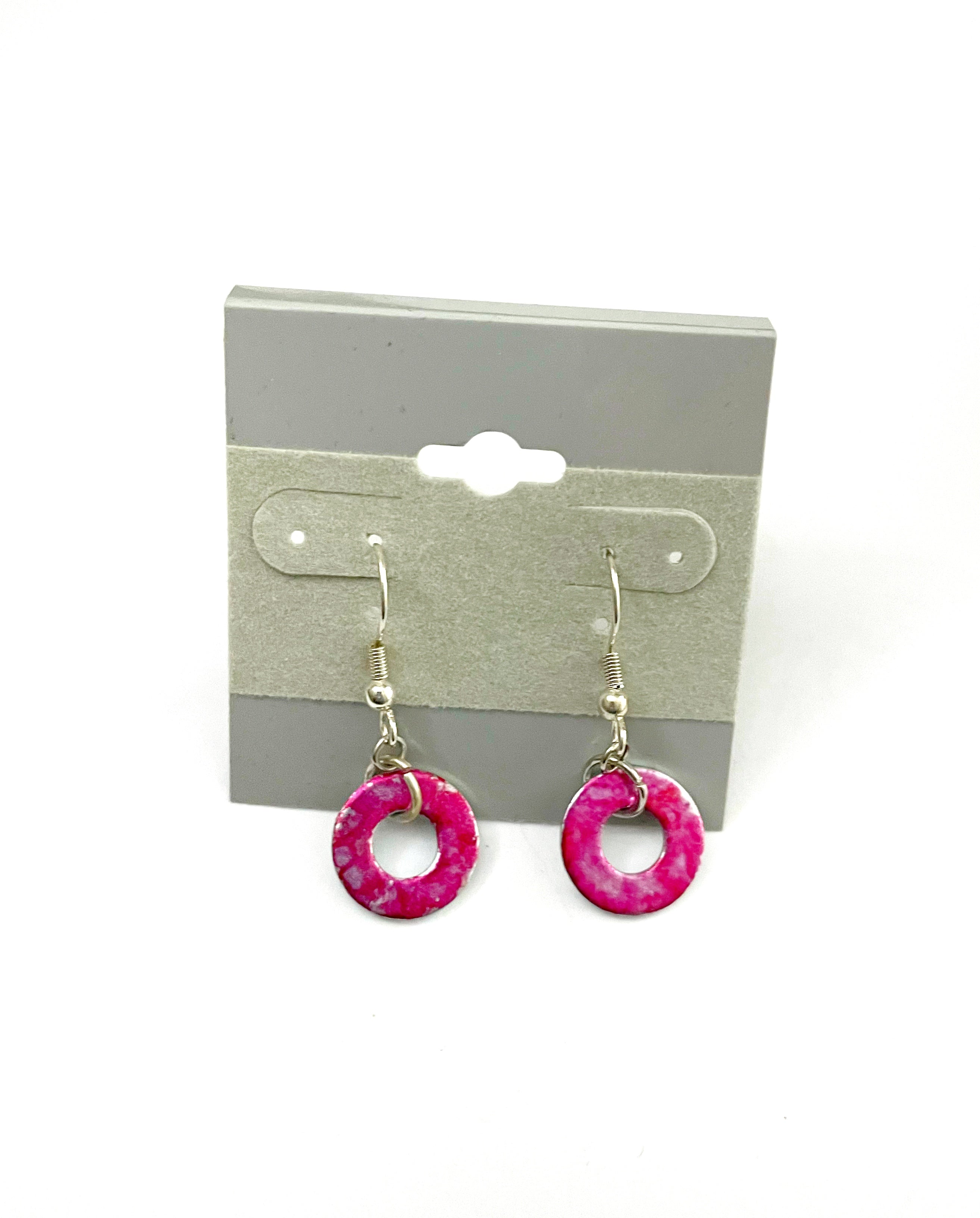 Magenta Bracelet, Earring and Necklace Set