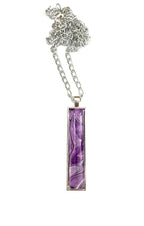Purple Acrylic Necklaces