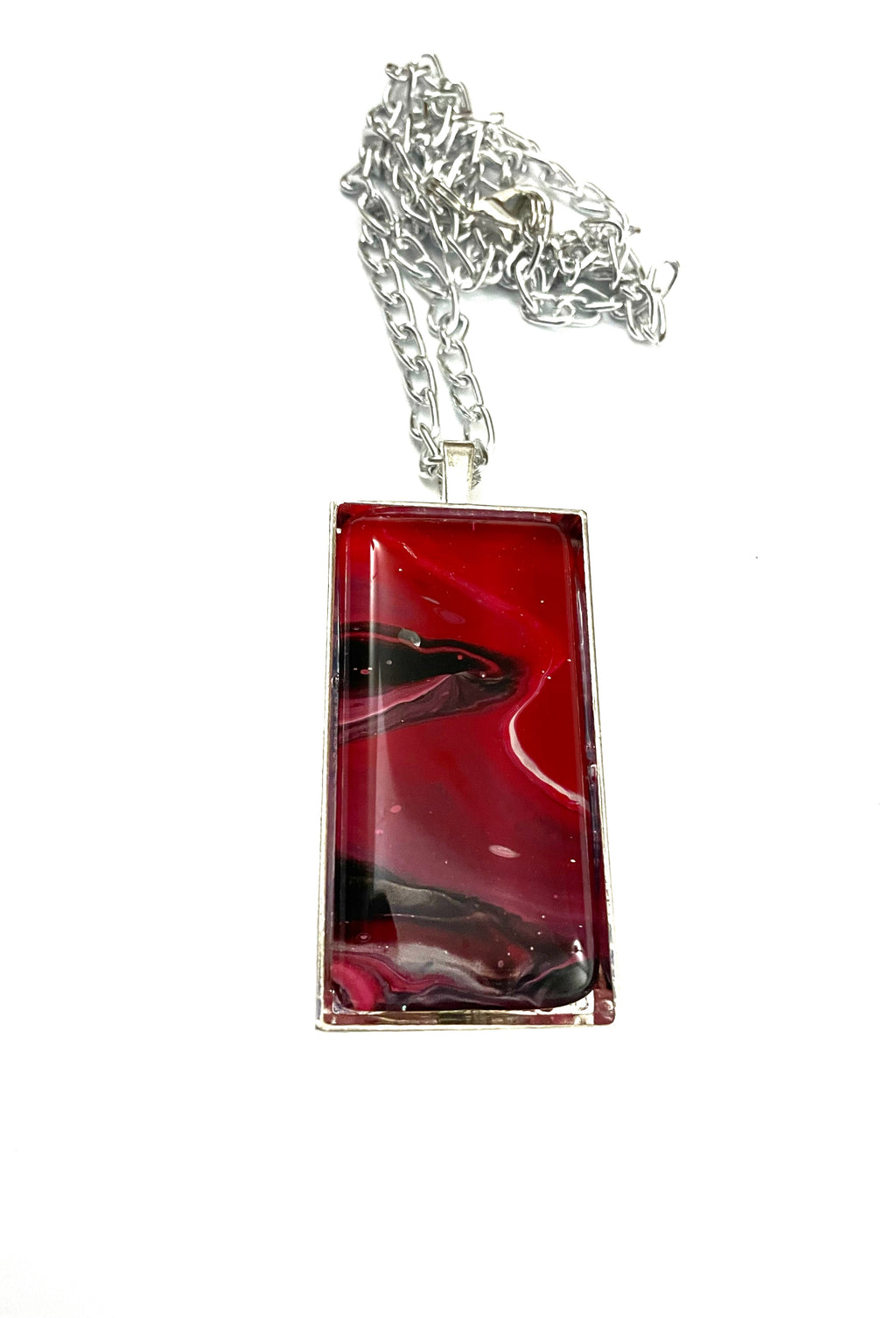 Red Acrylic Necklaces
