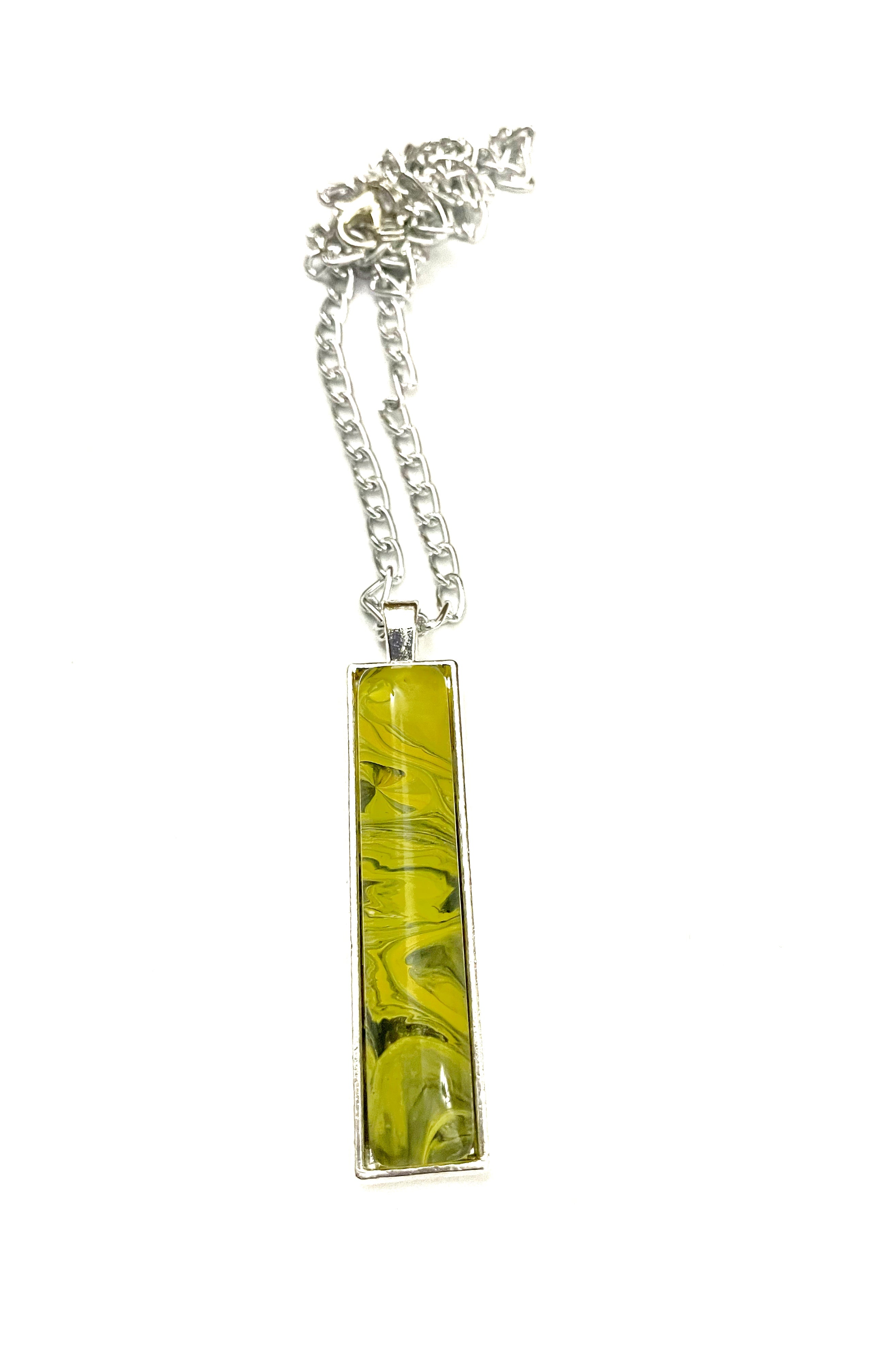 Yellow Acrylic Necklaces