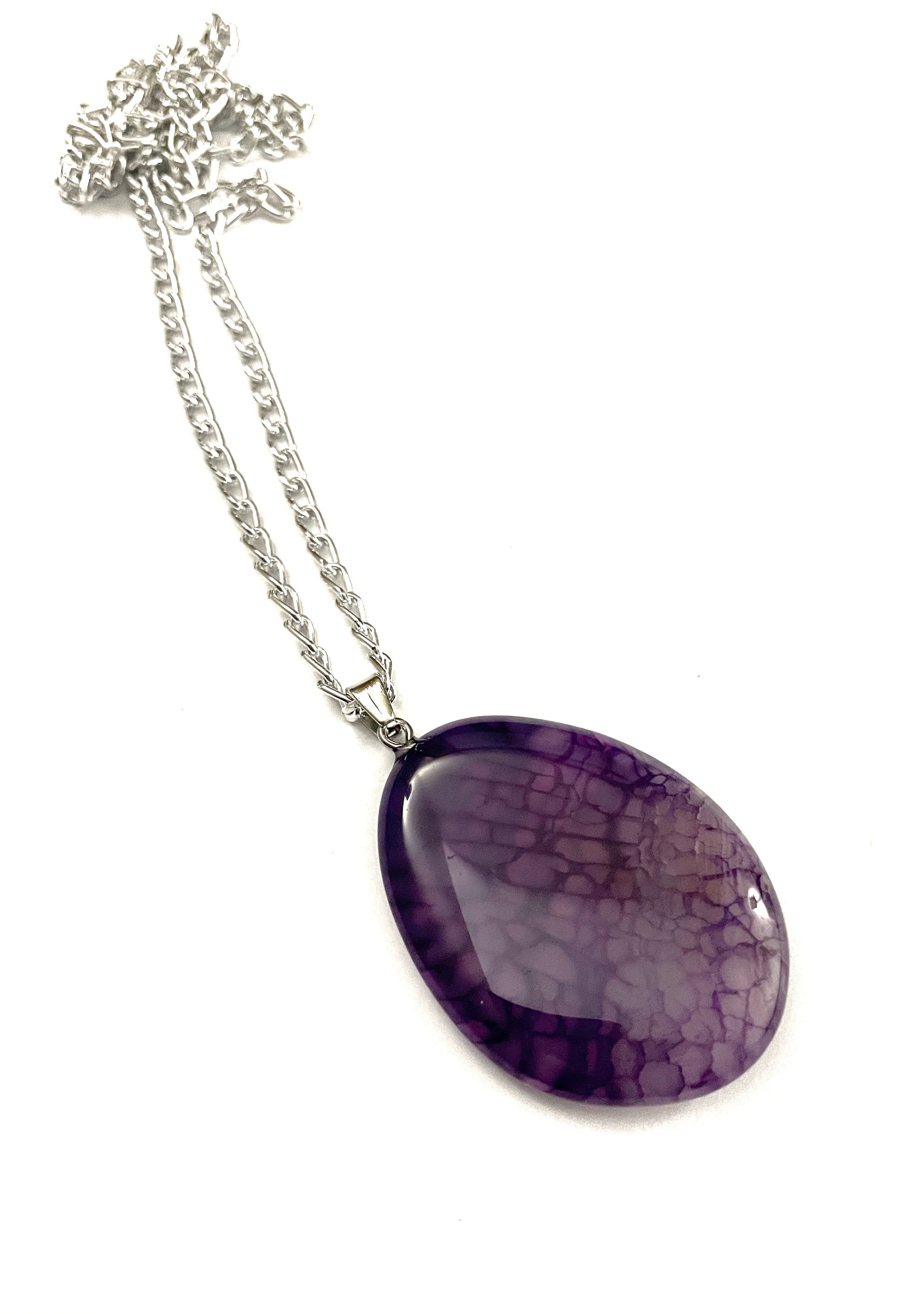 Agate Pendant Necklace
