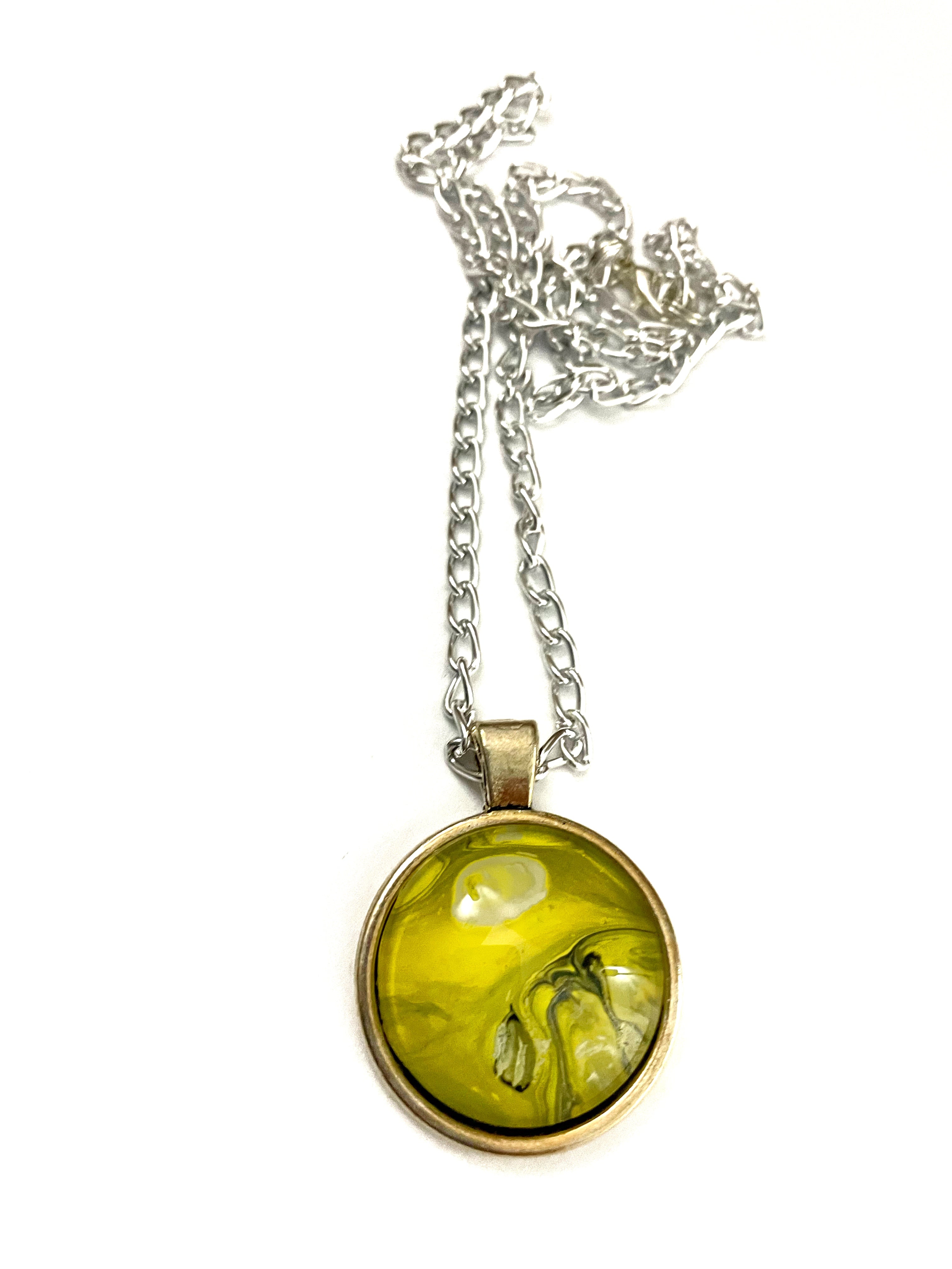 Yellow Acrylic Necklaces