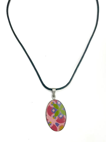 Floral Oval Necklace