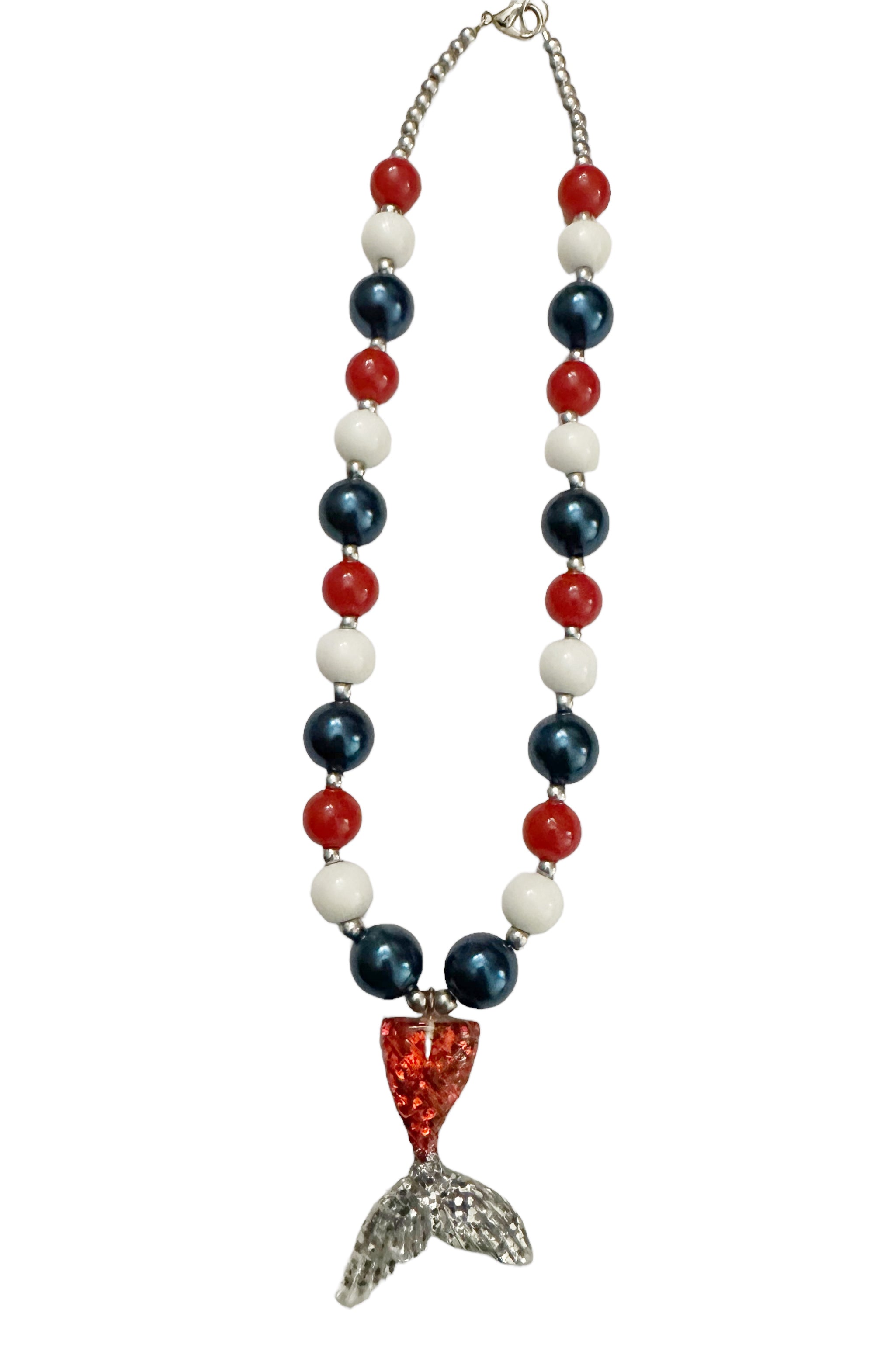 Mermaid Tail Necklace - Resin