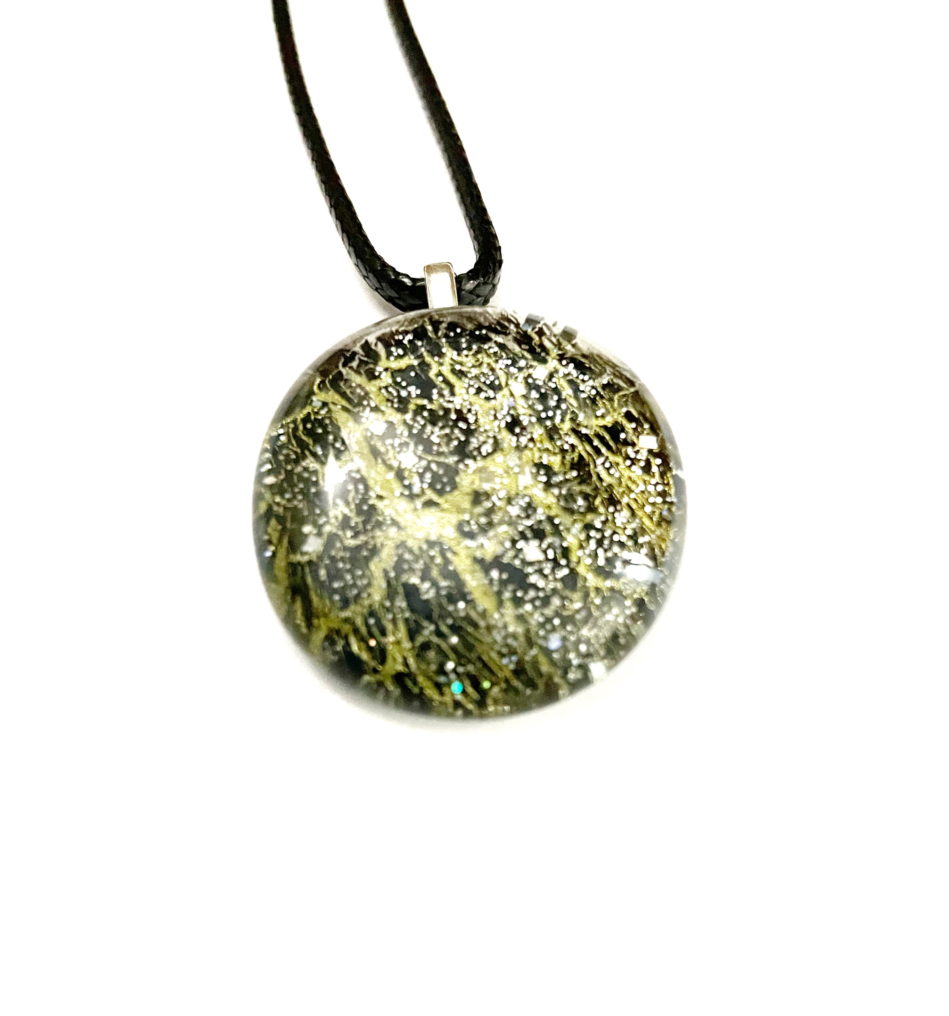 Crackle Polish Necklace - Multiple Options
