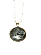 Grey Acrylic Necklaces
