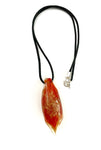 Large Red Glass Necklace