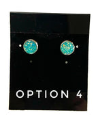 8mm Druzy Earring