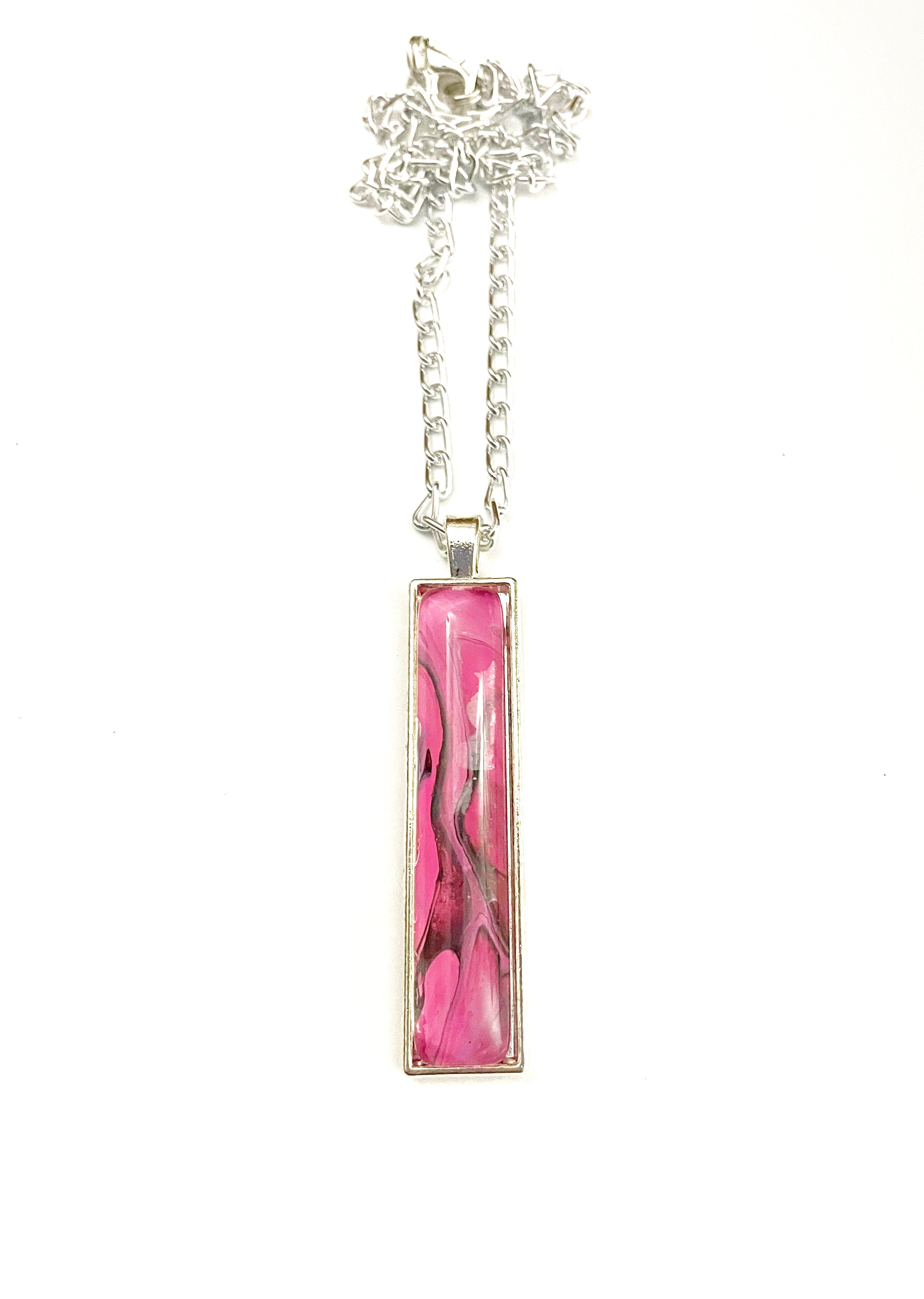 Pink Acrylic Necklaces