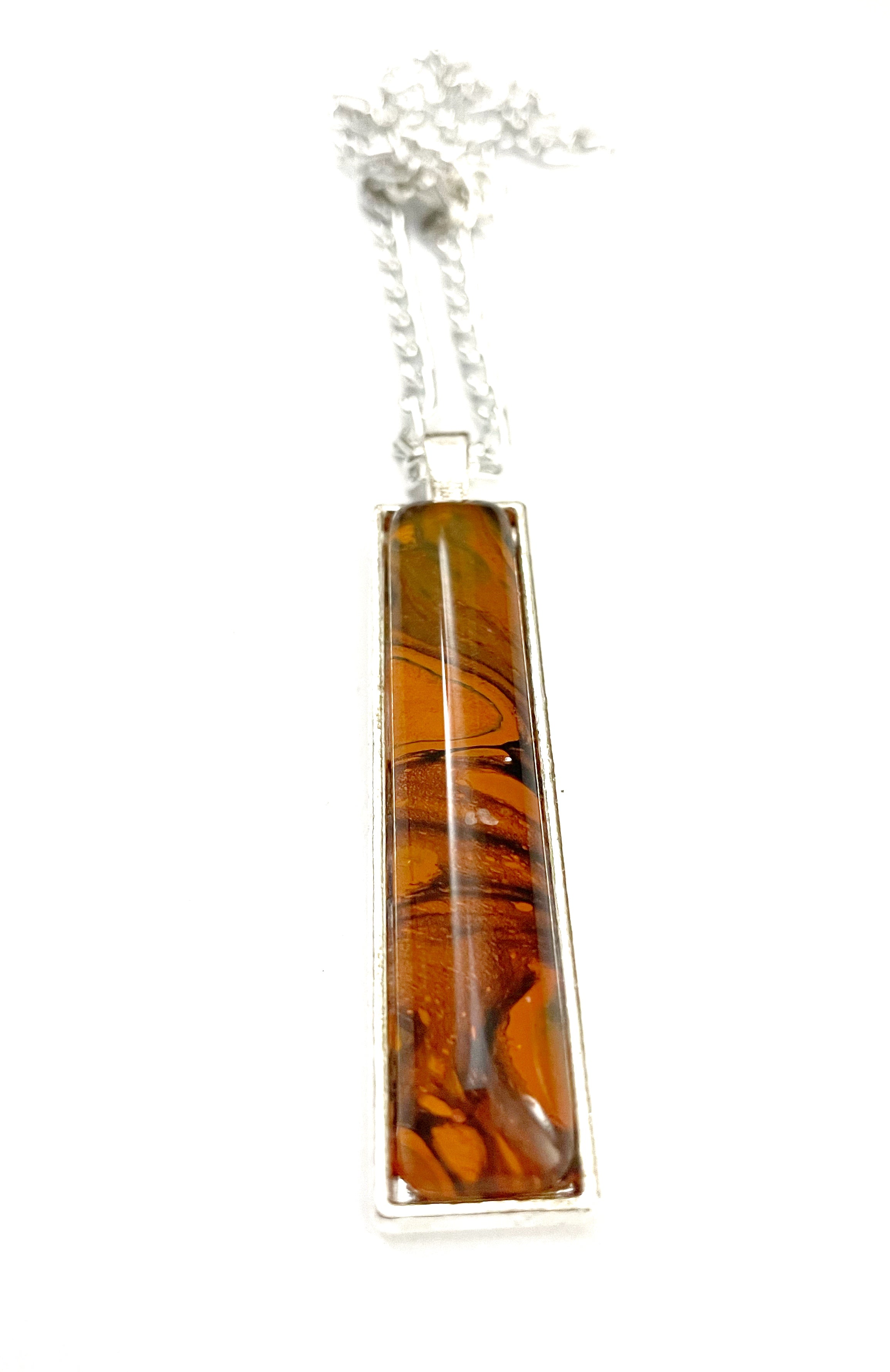 Orange Acrylic Necklaces