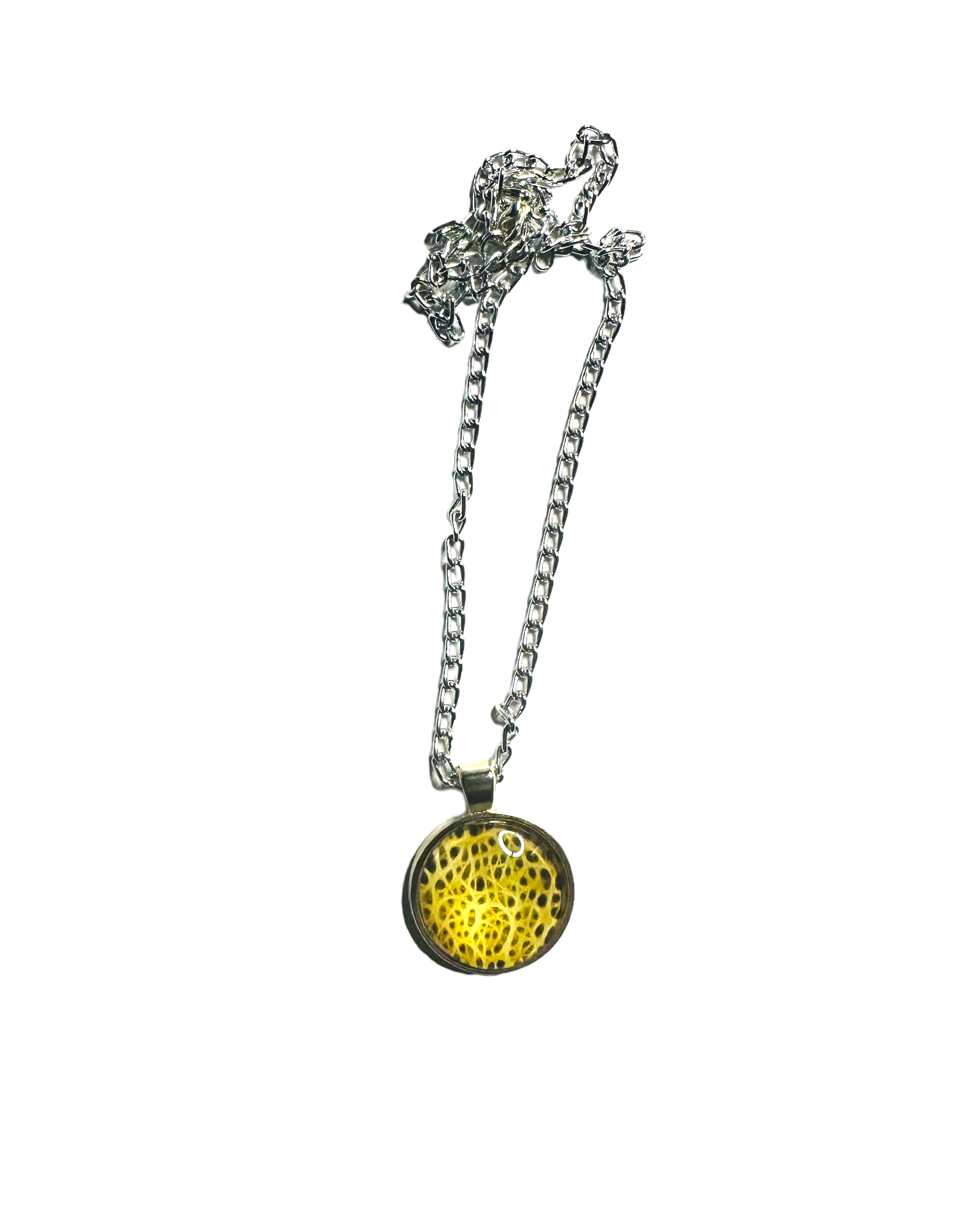 Cheetah Print Pendant Necklace