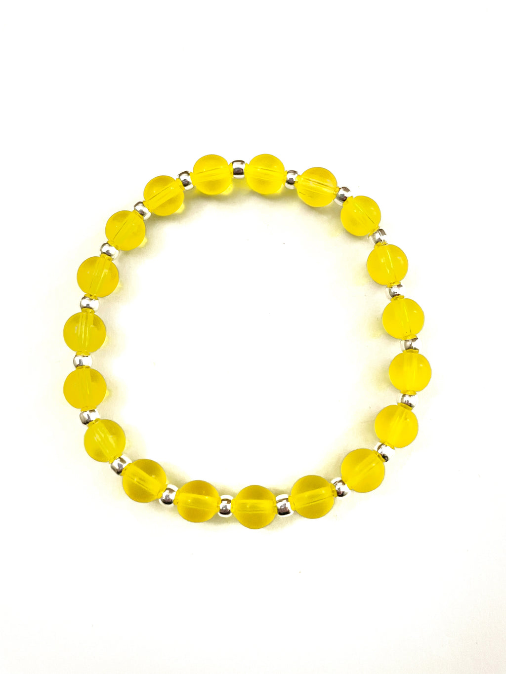 Lemon Yellow Stretchy Bracelet