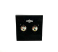 Colorful Post Earrings - Multiple Options -  Antique Bronze Posts