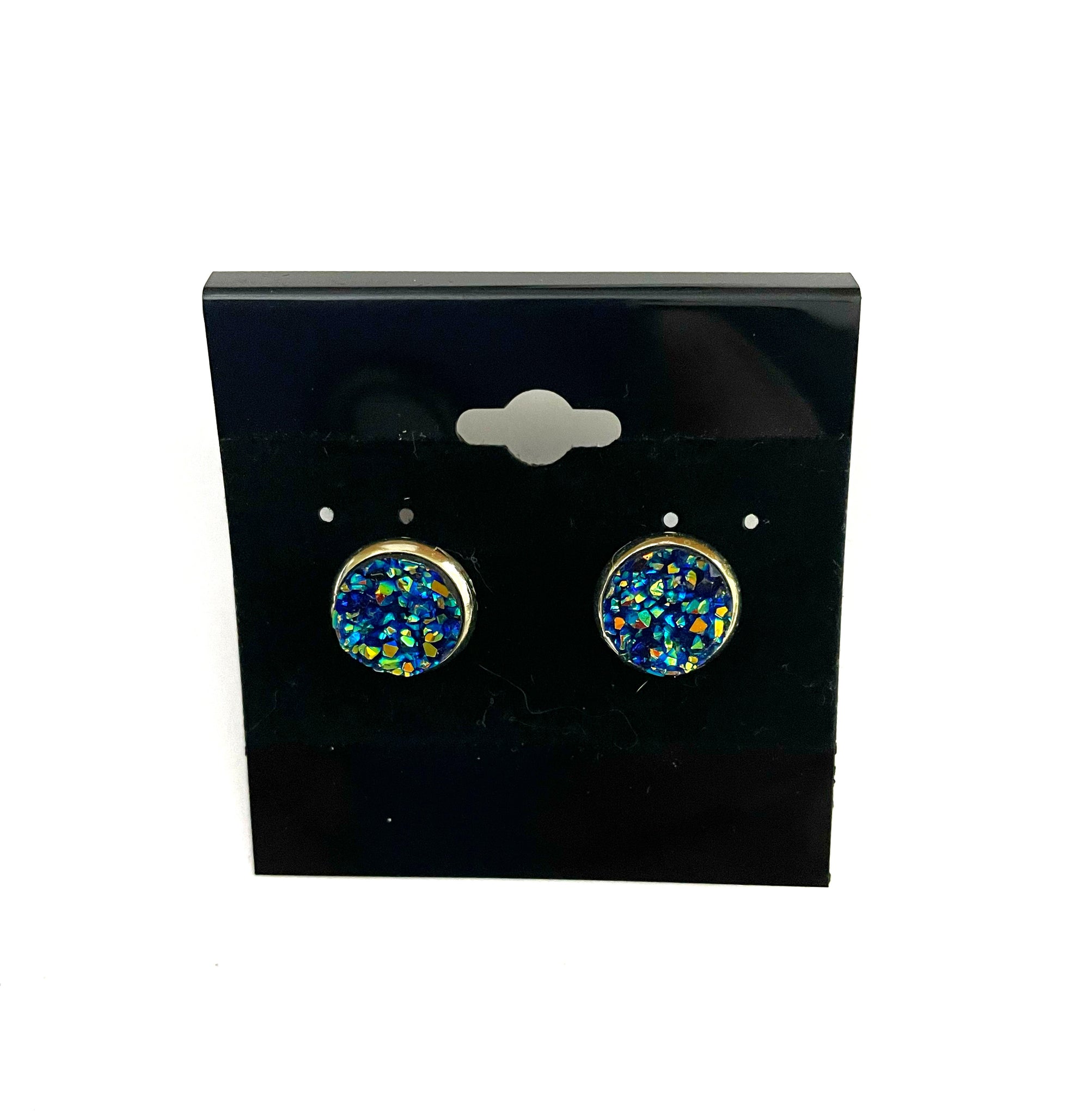 Bahama Blue Druzy Earring