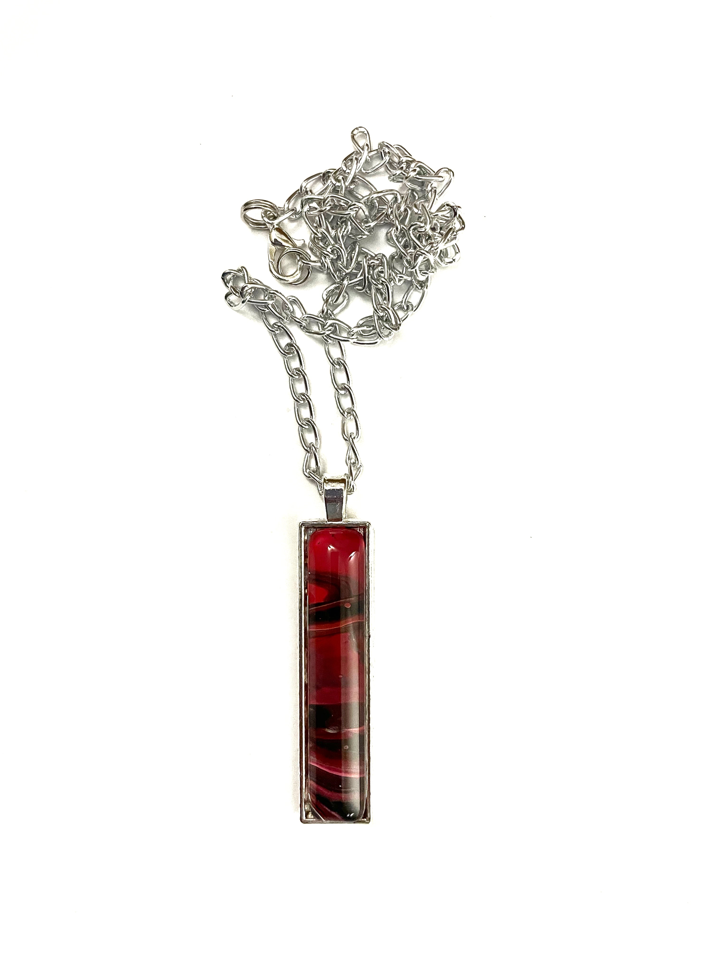 Red Acrylic Necklaces