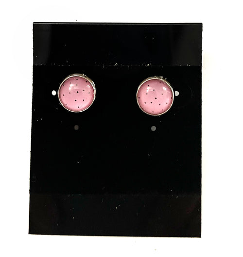 10mm Silver Post Earrings