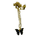 Glitter Butterfly Necklace
