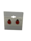 Ladybug Post Earrings