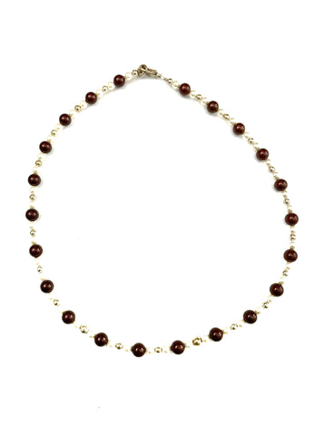 Glass Pearl Necklace