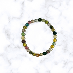 Bead Soup Glass Stretchy Bracelet