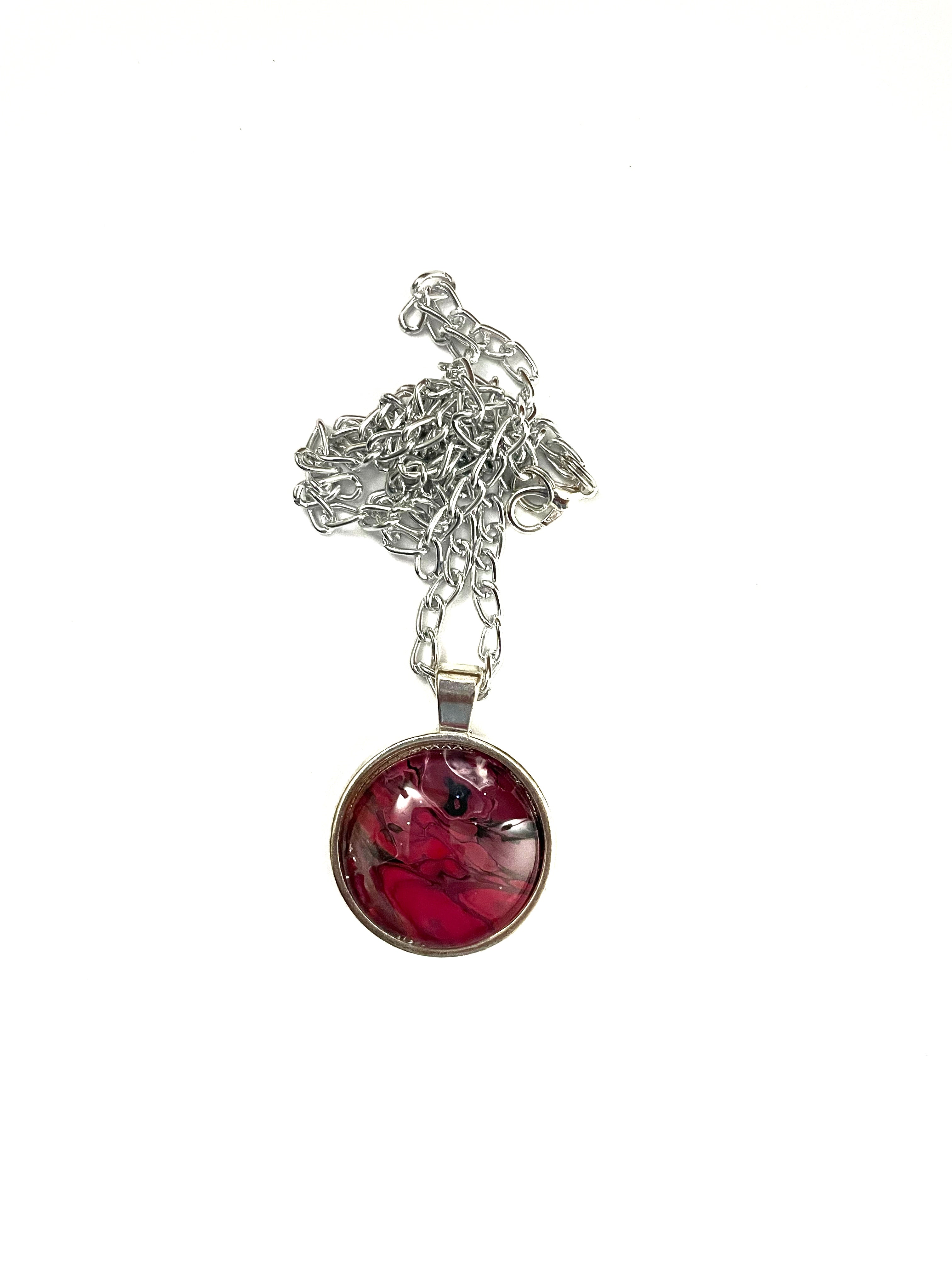 Red Acrylic Necklaces
