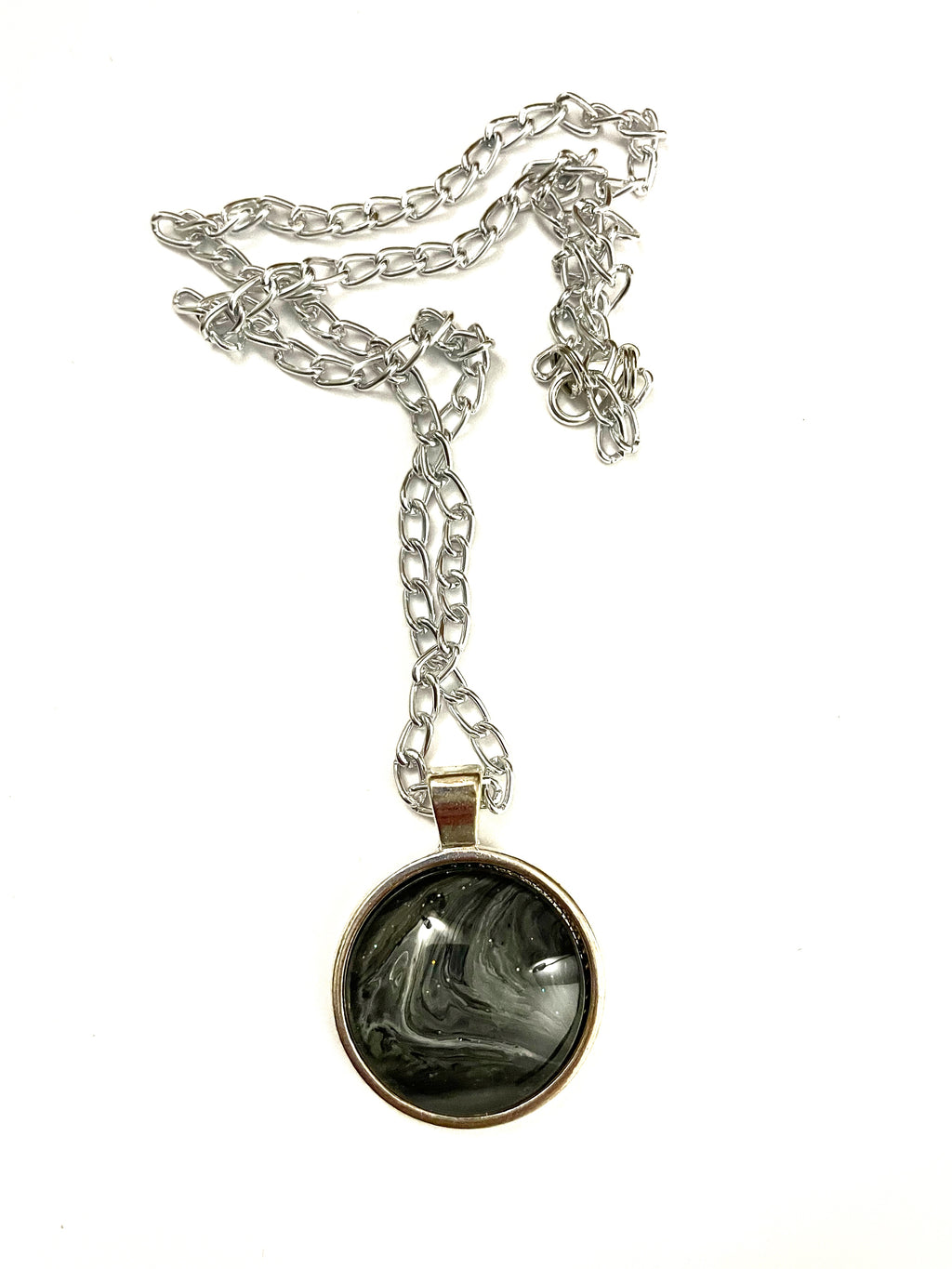 Grey Acrylic Necklaces