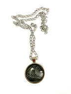 Grey Acrylic Necklaces