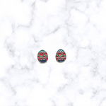 Easter Egg Post Earrings