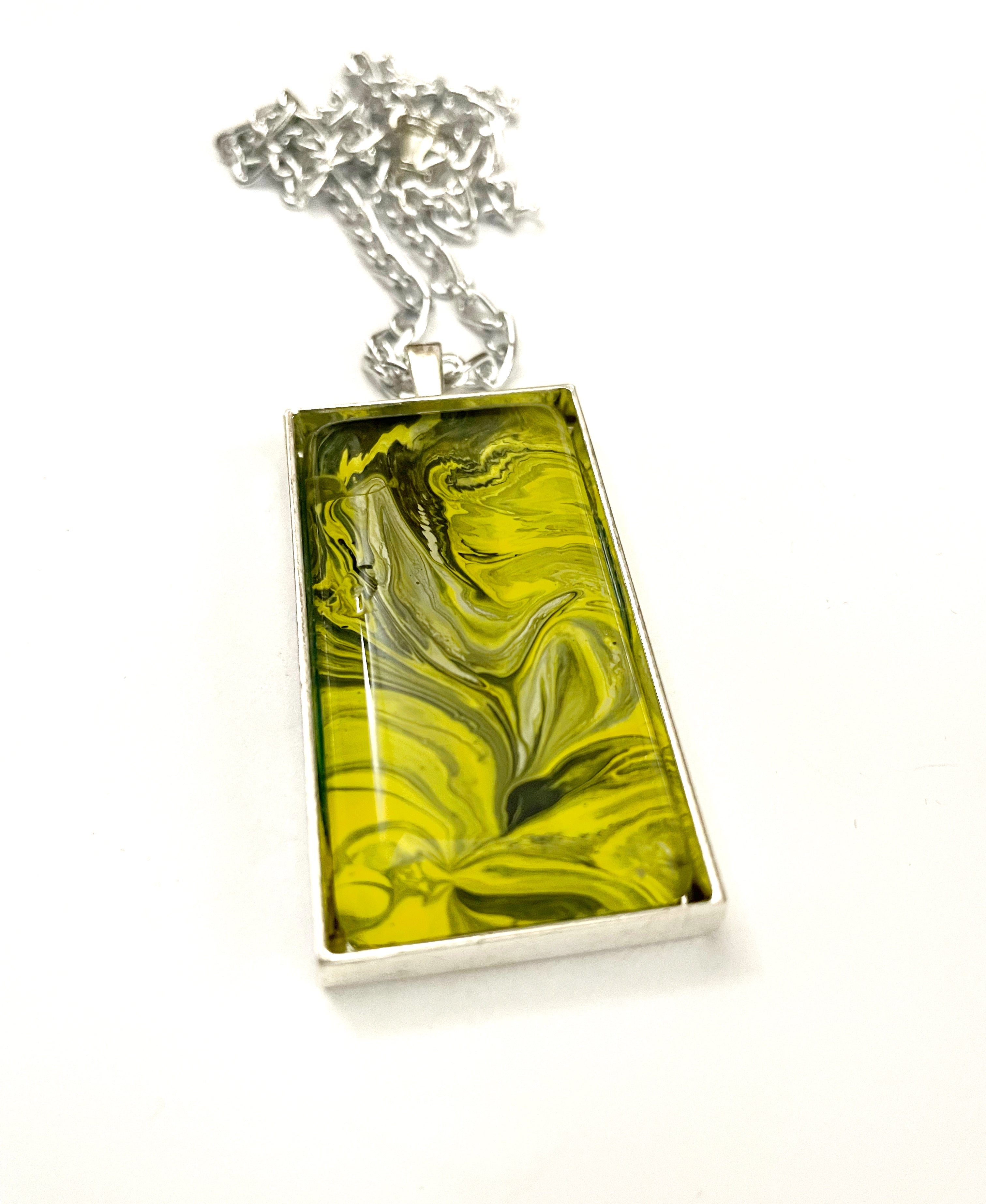 Yellow Acrylic Necklaces
