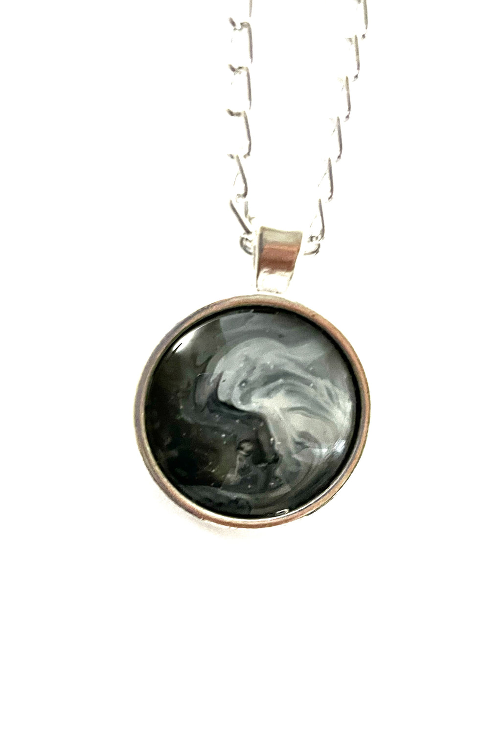Grey Acrylic Necklaces