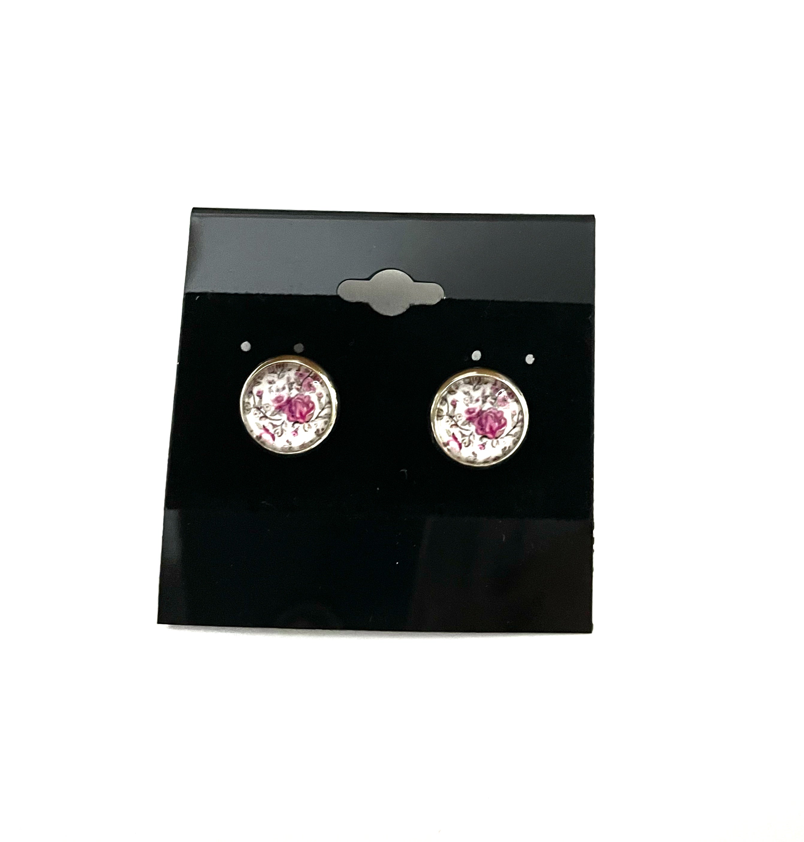 Colorful Post Earrings - Multiple Options - Silver Posts