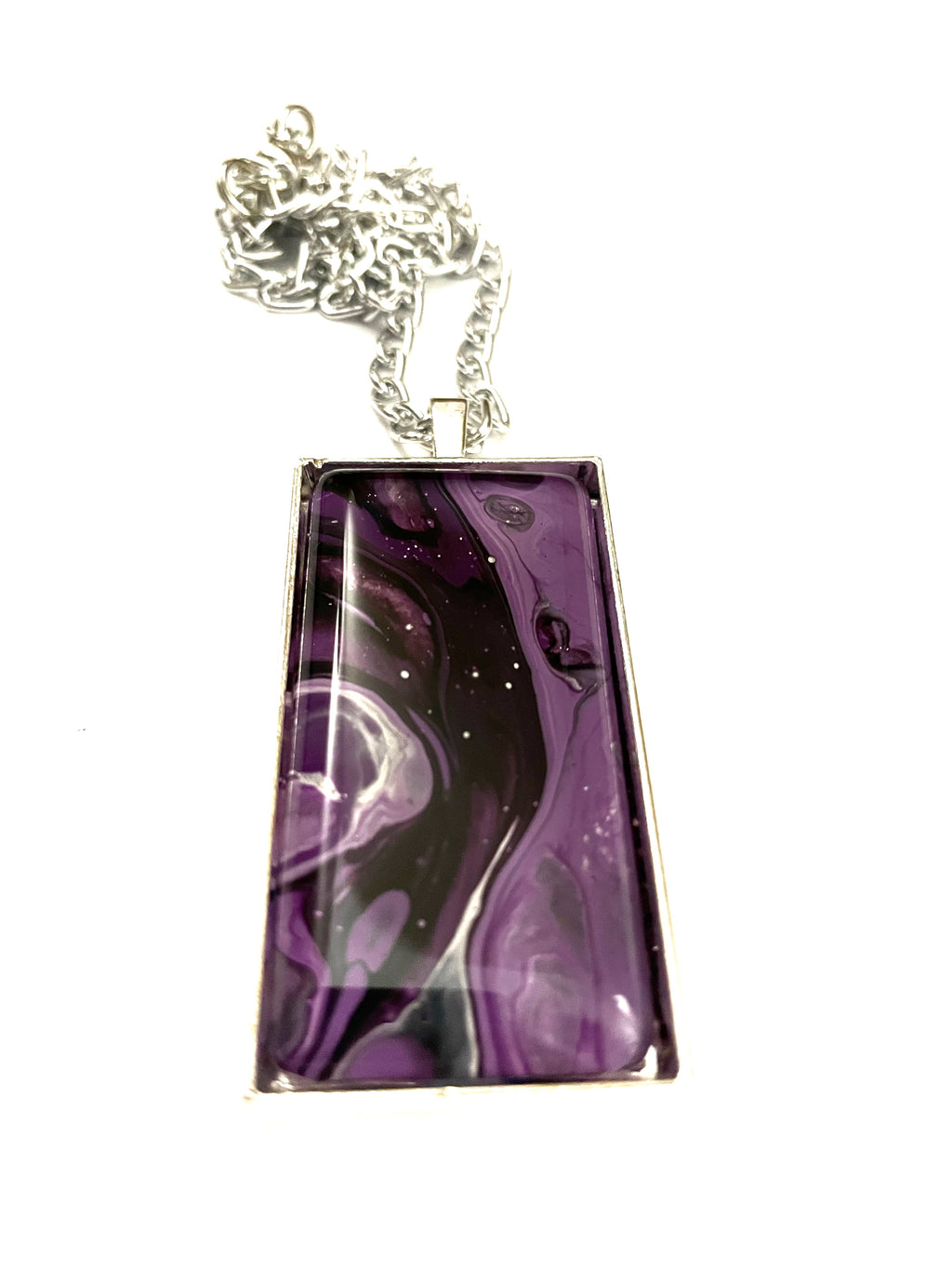 Purple Acrylic Necklaces