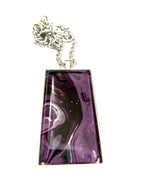 Purple Acrylic Necklaces