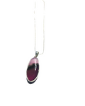 Agate Oval Pendant Necklace