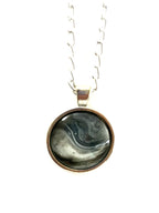 Grey Acrylic Necklaces