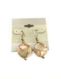 Redline Marble Dangle Earrings