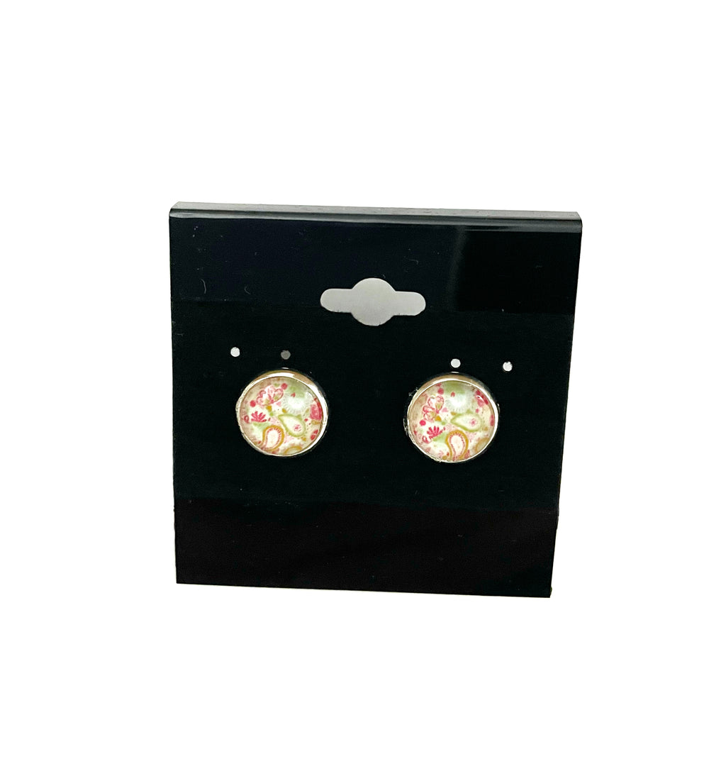 Colorful Post Earrings - Multiple Options - Silver Posts